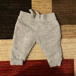 Gray sweatpants